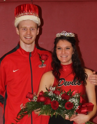 Erica Whitmore and Alex Keiswetter were crowned queen and king of Allens homecoming last weekend.