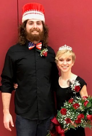 Allen Community College Homecoming Queen and King crowned Wednesday night were Kaitlyn Shoemaker, Topeka, and Jacob Butterfield, Osage City.