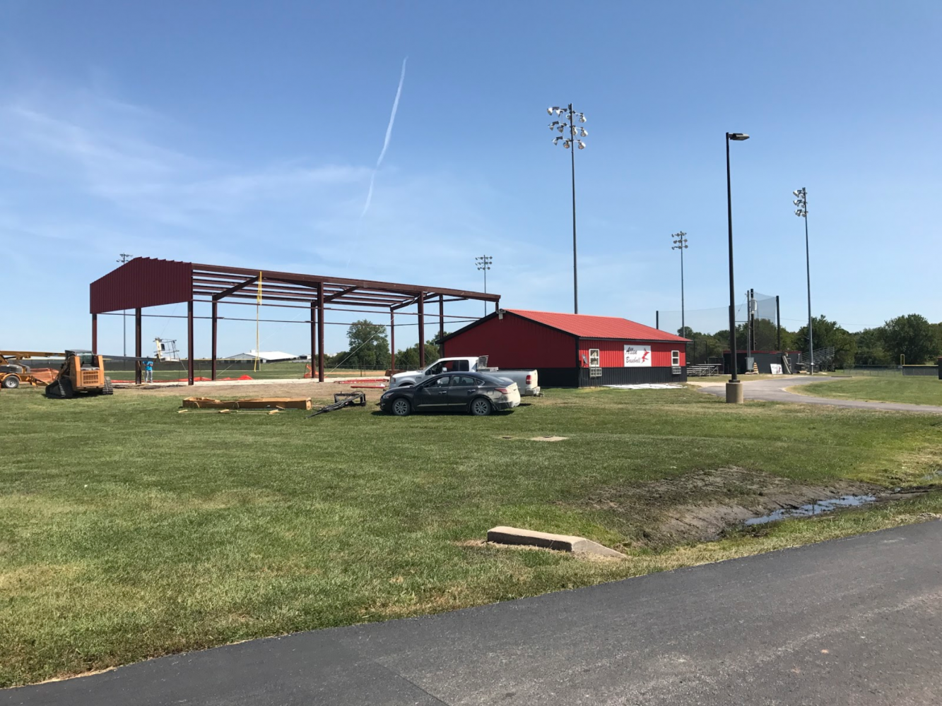 Progress continues on the new Baseball Complex.