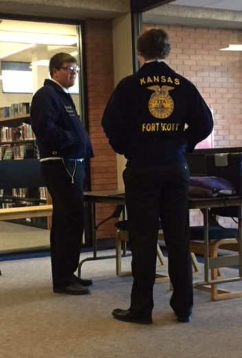 Members of area FFA chapters flood the halls of Allen Community College during one of the many events hosted at the Iola Campus in the fall.