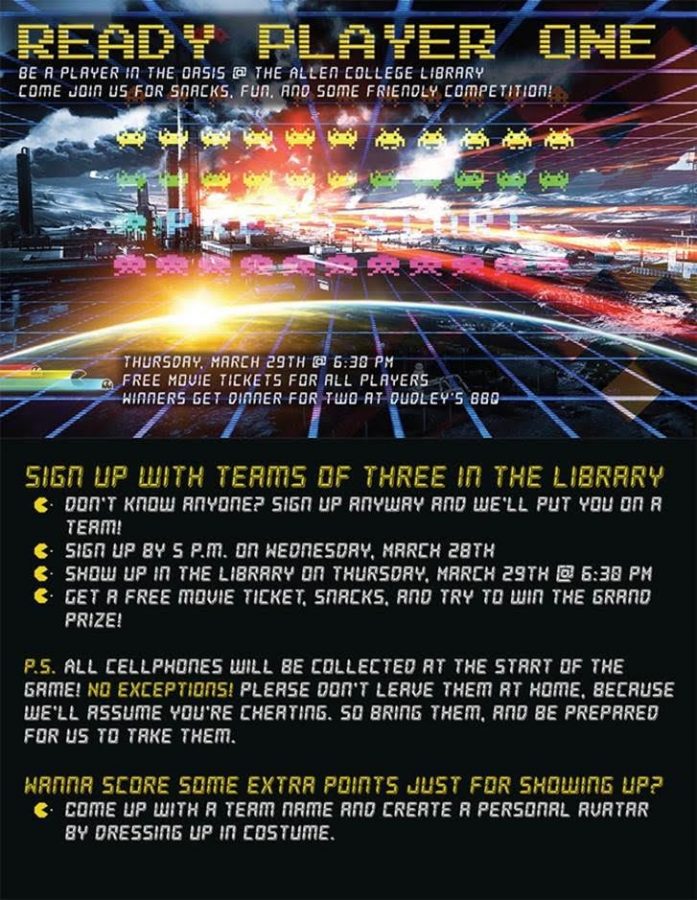 Allen Library Gets Competitive With Ready Player One