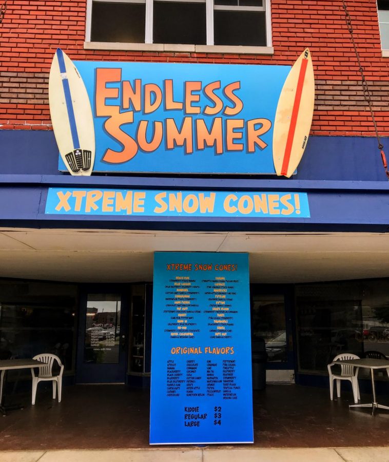 Endless Summer is located on the corner of Jackson Ave. and Washington Ave. and welcomes all ages.