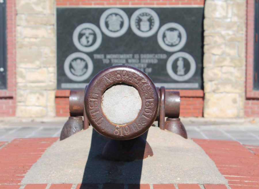 A Veterans Memorial Garden willl soon surround the Memorial Wall found in the historic town square in Iola, Kan.