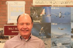 Walt Regehr, economics instructor at Allen, lived in many different states during his time in the US Air Force.