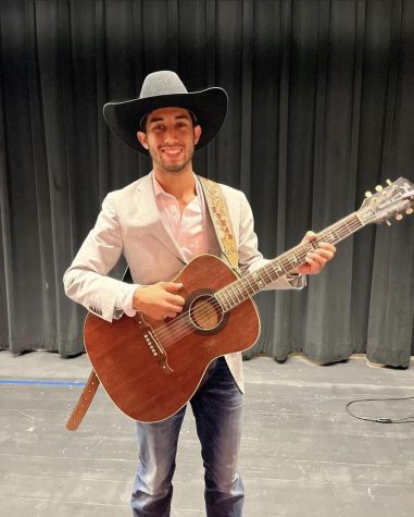 Shown above is Ethan Ramos, the talent show winner. 